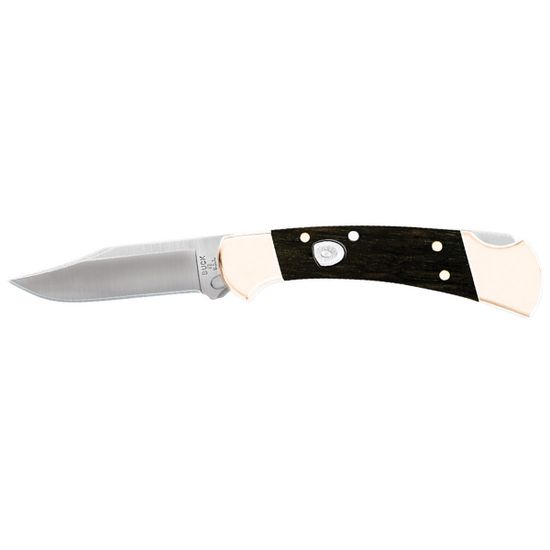 Складной нож Автоматический BUCK 0112BRSA 112 Auto Knife c клинком из стали 420HC, рукоять дерево (Эбен)