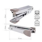 Степлер металлический с антистеплером №10 12л. ассорти "Mist" (Хатбер)