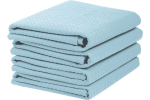 Комплект полотенец вафельных Home One 45х70 (4шт), голубой