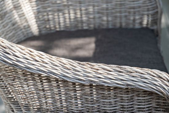 "Равенна" плетеное кресло из искусственного ротанга, цвет бежевый