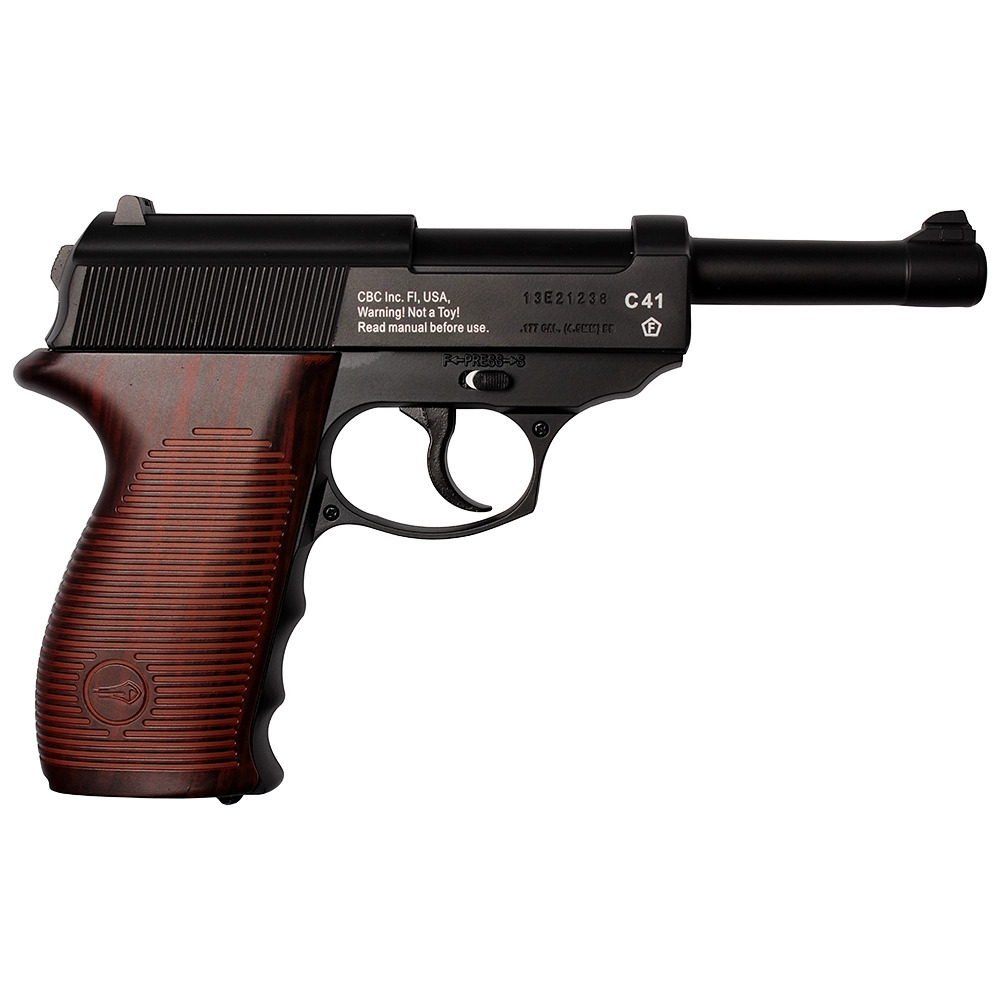 Пистолет пневматический BORNER C41 (Walther P.38), калибр 4,5 мм
