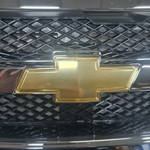 Решетка на Лачетти плюс сабля чёрный глянец AMG