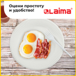 Тарелка одноразовая бумажная 180 мм 100 штук СТАНДАРТ жиростойкая ламинированная LAIMA (2 штуки в упаковке)