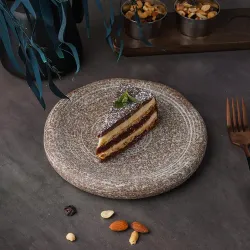 Блюдо круглое d 20,2 см h2,5 см Brown Untouched Taiga P.L. Proff Cuisine [1]
