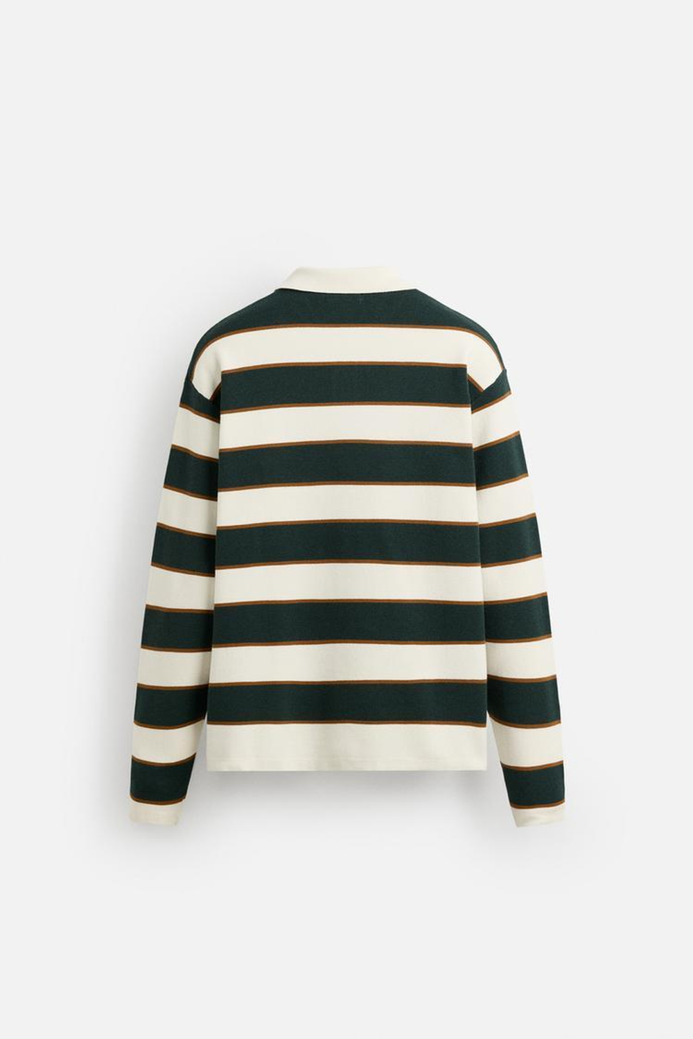 ZARA МЯГКОЕ ТРИКОТАЖНОЕ ПОЛО, ПОЛОСКИ