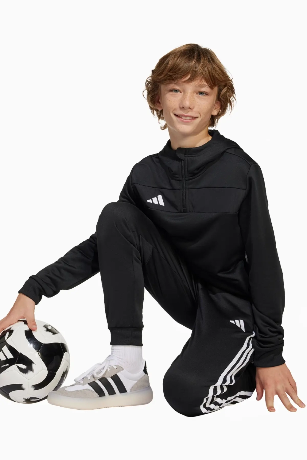 Кофта adidas Tiro 25 Essentials Sweat Junior - черный
