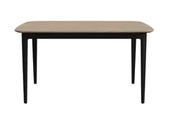 Стол обеденный Tammi 140*90 см (натуральный дуб, черный)