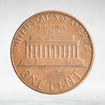 USA, 1 Cent, 1982 - Lincoln Memorial Cent, VF