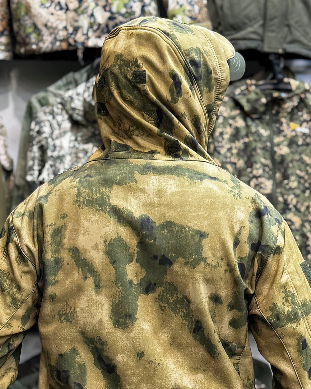 Демисезонный костюм СофтШелл "Зеленый лес"