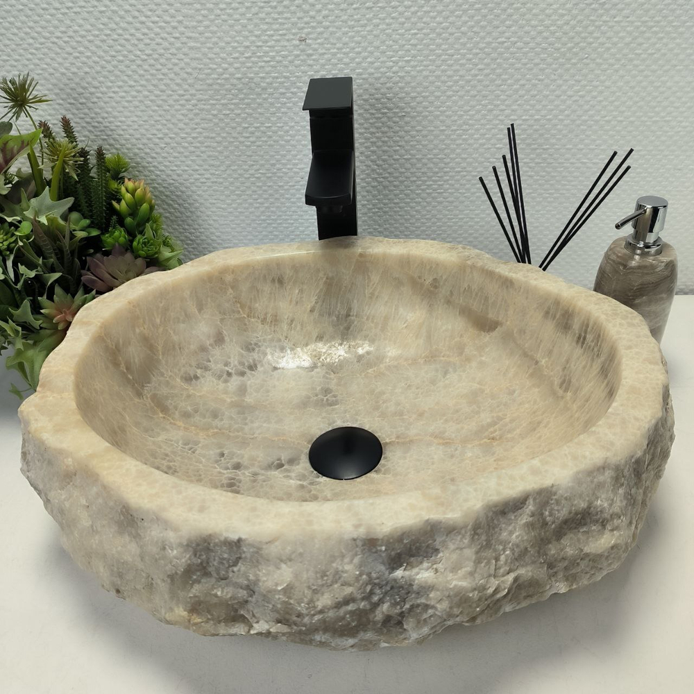 Раковина из оникса Erozy Grey EO-62642 50*42*15 0093