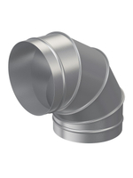 Отвод OTG D150 90° оцинк.сталь ERA PRO