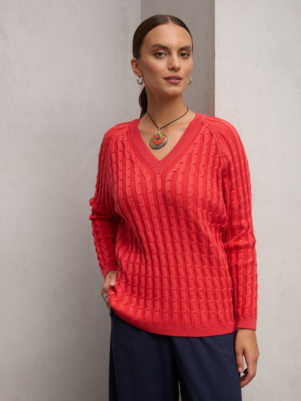 Джемпер 2636 рябина TINONA