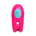 Розовое виброкольцо с пультом ДУ I-Moon Candy MY-1001