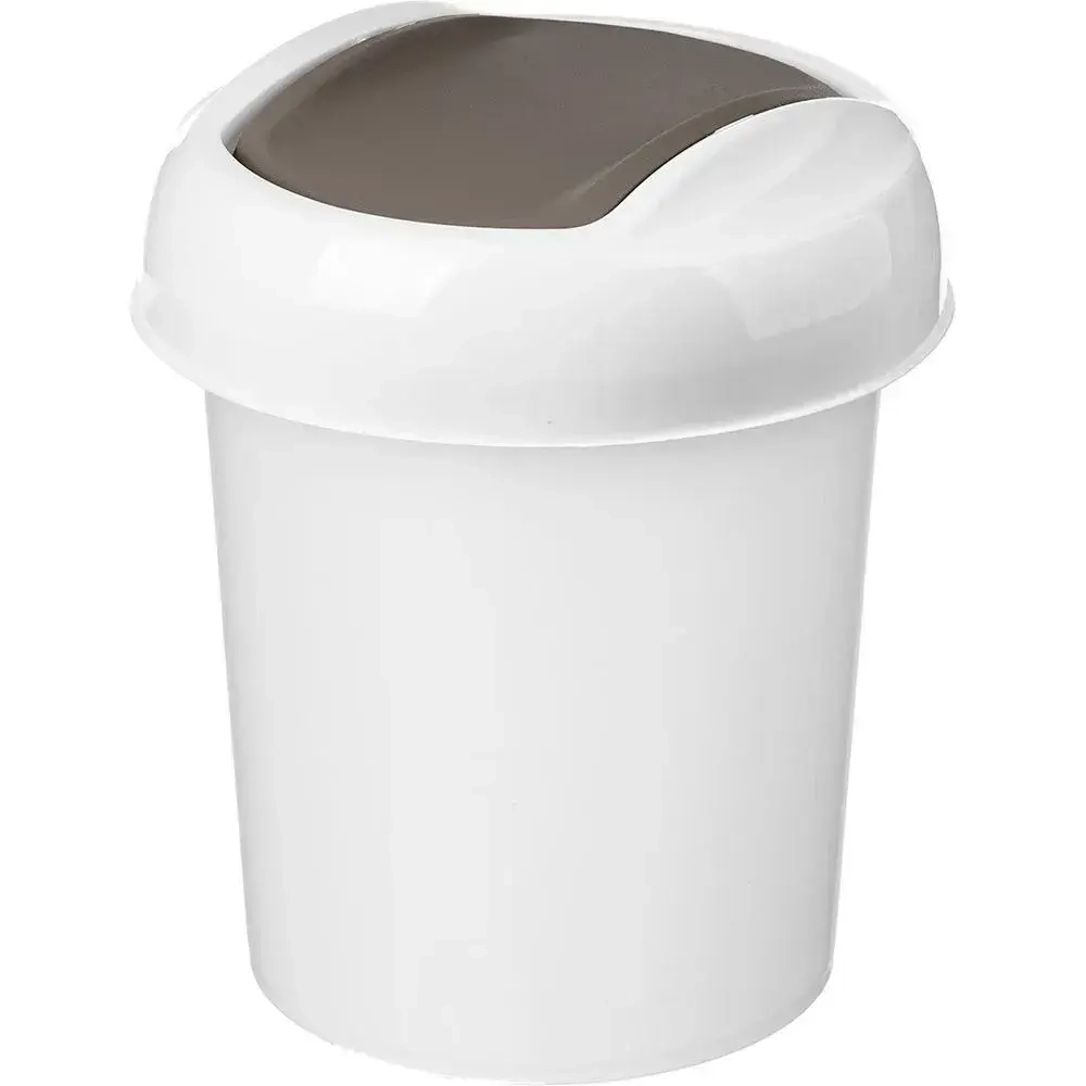 Контейнер для мусора Palm круглый 1л (светло-серый) (комплект 30 шт)