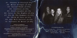 STORMWARRIOR - Thunder & Steele, музыкальный компакт диск, power metal, 2014
