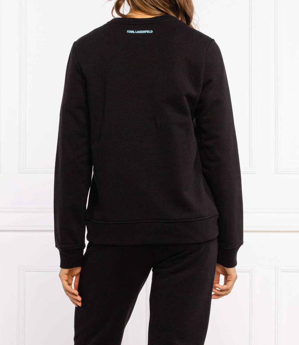 Худи graphic logo Karl Lagerfeld - черный(215W1801)