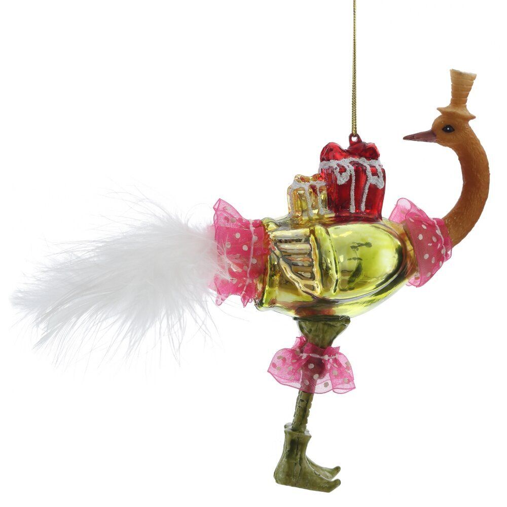 GAEM Украшение новогоднее "Страус", L10 W5 H15 см