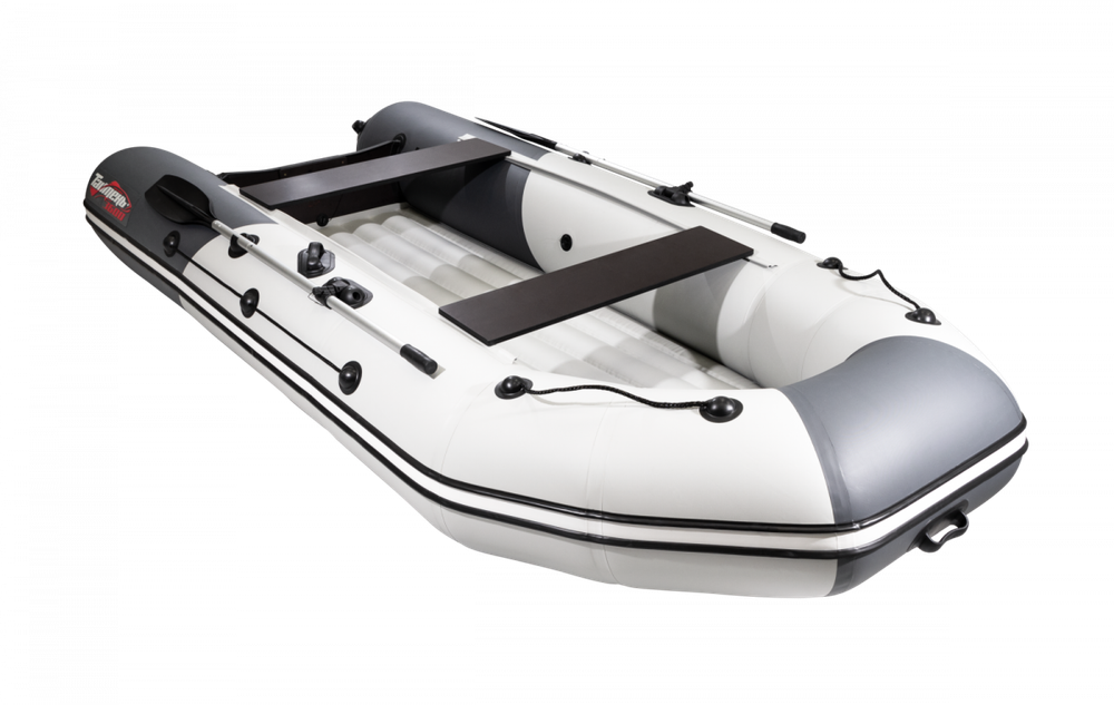 Таймень NX 3600 НДНД Бронированная светло серый-графит (лодка ПВХ)