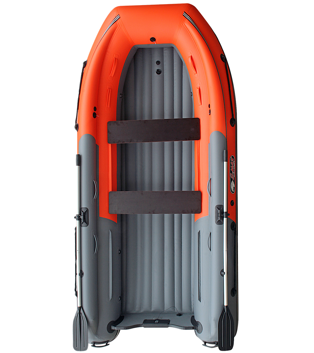 Лодка ПВХ Angler Reef Тритон S-Max 370FiND с интегрированным фальшбортом -