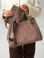 Замшевая сумка Vasilisa DBR 31210 капучино