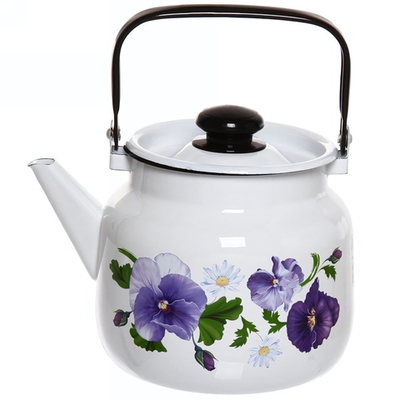 Чайник эмалированный 3,5л «Башня ласточки» С-2713/9