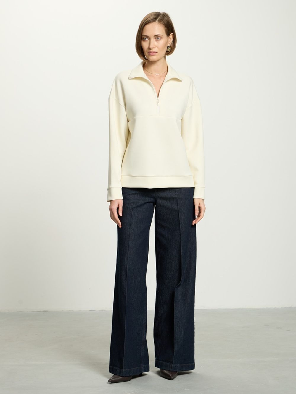 Анорак молочный