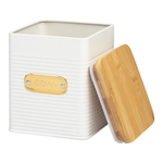 Банка для хранения соли irmel, 1,7 л, молочная