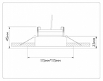 Встраиваемый светильник Ambrella Light TN TN51915