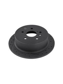 Диск тормозной задний перфорированный PRO-LINE с покрытием комплект LEXUS RX300/RX330/RX350/RX400H GANZ GIJ06048S