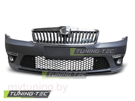 Передний бампер RS STYLE для Skoda Octavia II FL