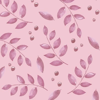 Веточки с каплями (цвет пудры)