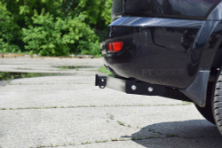 Фаркоп PT GROUP /съемный квадрат/ с нержавеющей накладкой для HAVAL H5 2020-/ DW Hover H5 2010-(паспорт и сертификат в комплекте)(без электрики) арт.HVH-10-991124.00