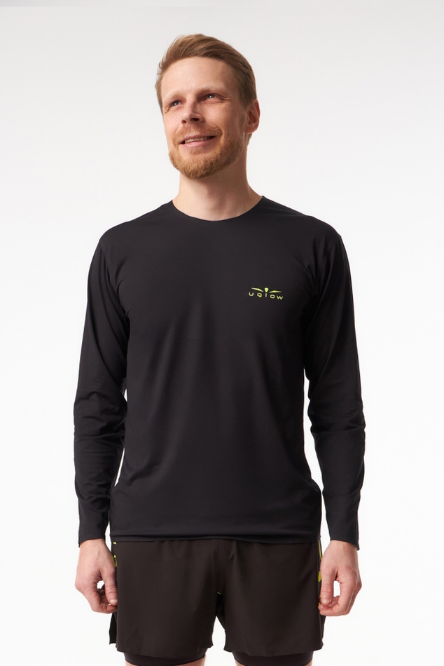ЛОНГСЛИВ УТЕПЛЕННЫЙ МУЖСКОЙ BASE LAYER TEE LS | BLACK YELLOW