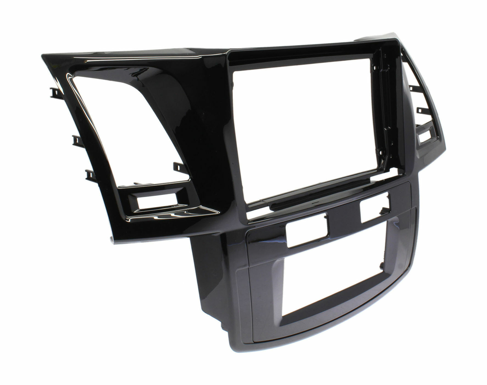 Переходная рамка магнитолы TOYOTA HILUX, FORTUNER 2005-2008 (авто с климат-контролем) 9 дюймов