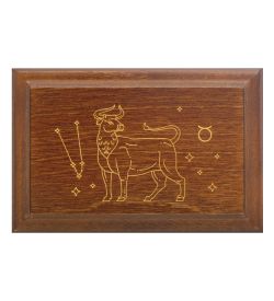 GAEM Art JW-12/12 Шкатулка деревянная «Знак Зодиака - Телец»