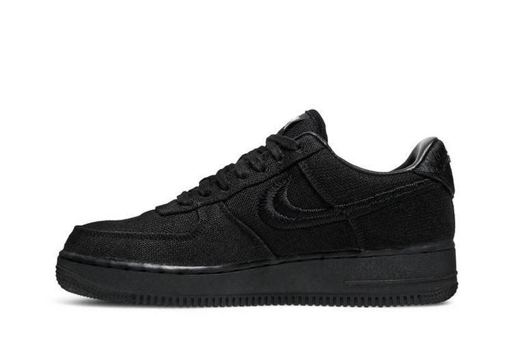 Кроссовки Stussy X Nike Air Force 1 Low "Triple Black"