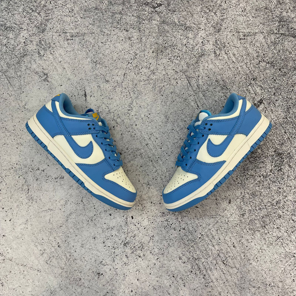 Кроссовки Nike Dunk Low Coast University blue/white/gold LUX