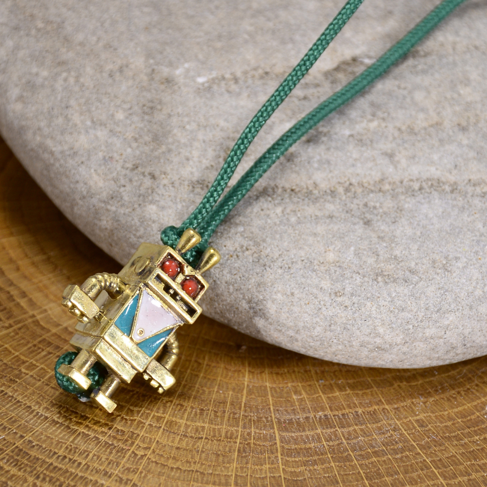 Бусина Заяц из м/ф «Ну, погоди!», латунь