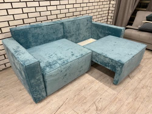 Диван Лофт 2-секции 2000*1650 Plush lagoon