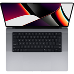 Ноутбук Apple MacBook Pro 14 (M1 Pro 8С/14C) 16/1TB Ростест, Space Gray (Серый космос) MKGQ3