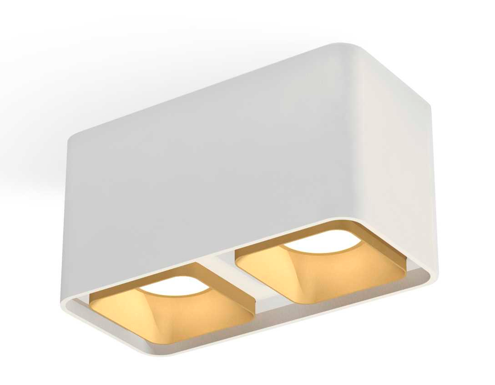 Комплект накладного светильника Ambrella light Techno Spot XS7850004 SWH/SGD белый песок/золото песок (C7850, N7704)