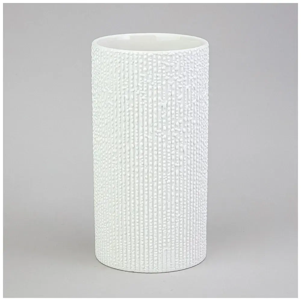 Ваза 12*12*23см коллекция капли дождя цвет белый