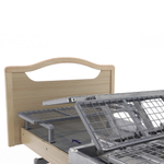 Кровать электрическая MED-MOS DB-2B с поворотным креслом в правую сторону (светлое дерево)