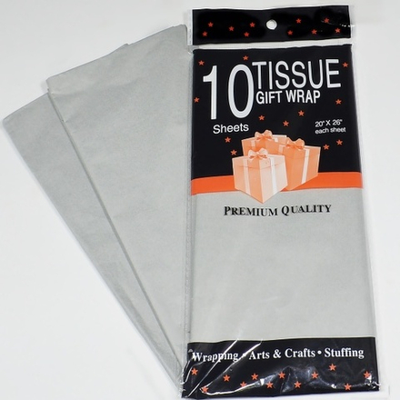 Тишью 50*66см (10л) СЕРЫЙ №094