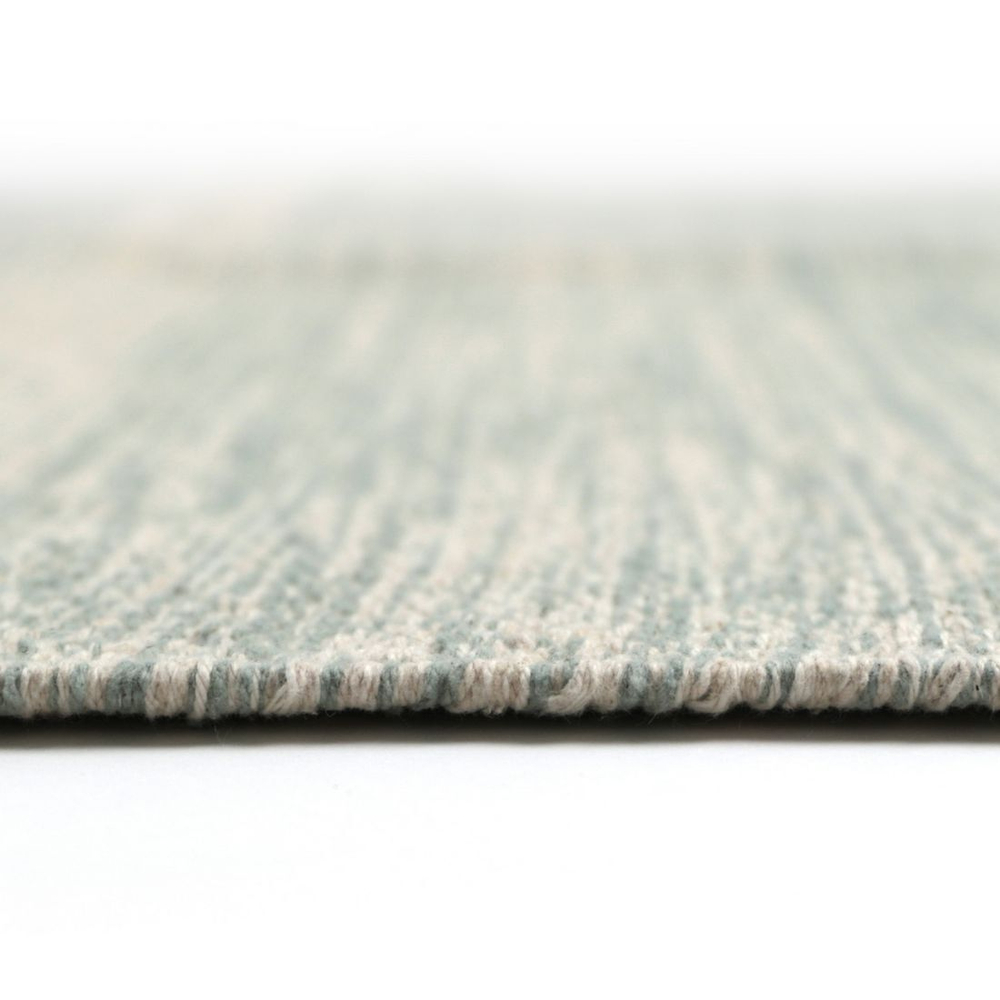 Стираемый коврик Nattiot Kirthy Bleu (100 Х 150 см), хлопок, зелено-голубой