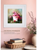 Картина интерьерная настенная на холсте 30х30 см
