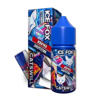 Жидкость ICE FOX & CATSWILL Salt 2% STRONG 30 ml - ЖВАЧКА ЭНЕРГЕТИК