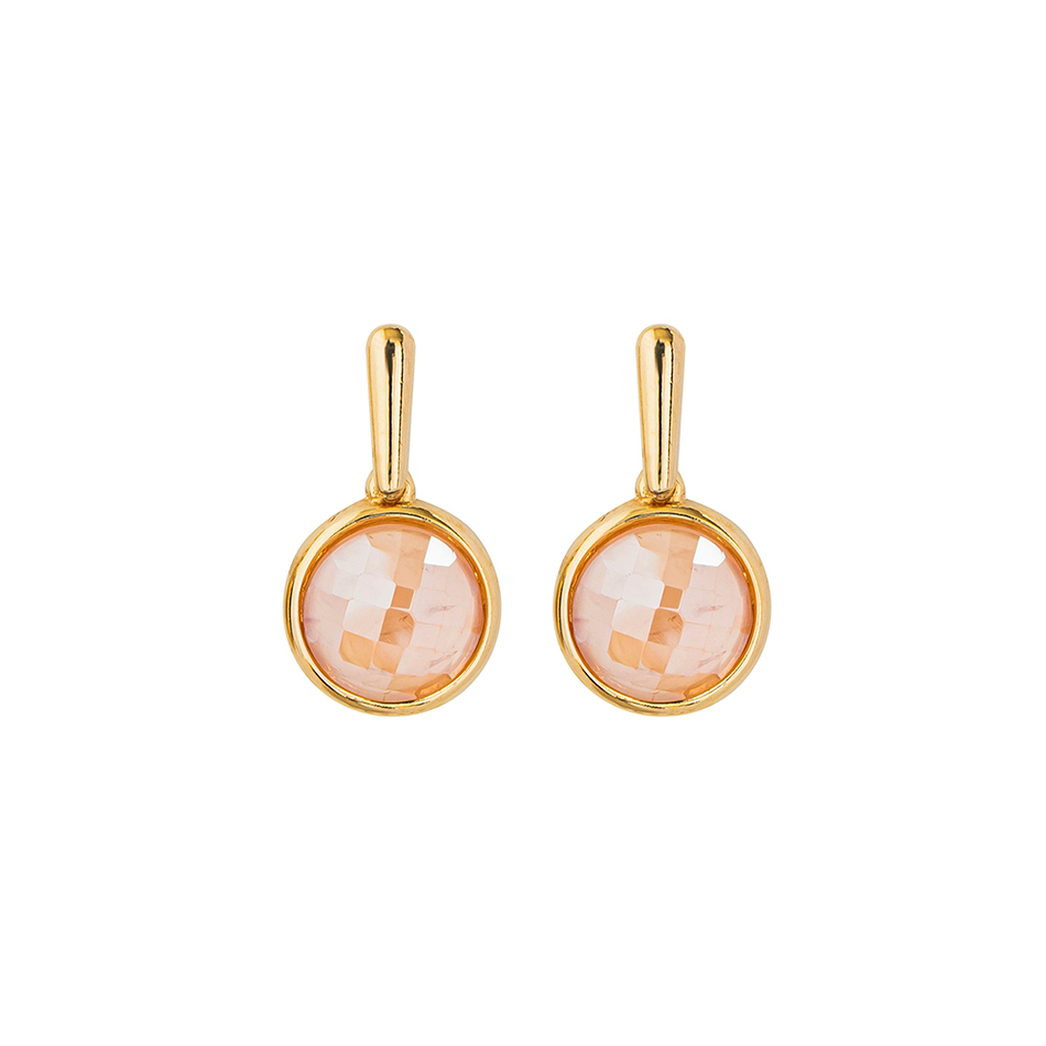 Серьги Possebon Quartz Rose A1993.9 R/G