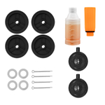 Компрессор воздушный ременный привод КР2500/80, 2,5 кВт, 80 литров, 420 л/мин МТХ