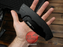 Нож Cold Steel 5 Max - руокять черный G10, черный клинок